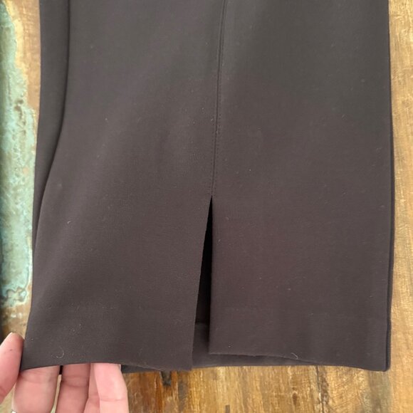 J. McLaughlin Chocolate Brown Deanne Straight leg High Rise Ankle Pants Size 12 - Picture 4 of 9